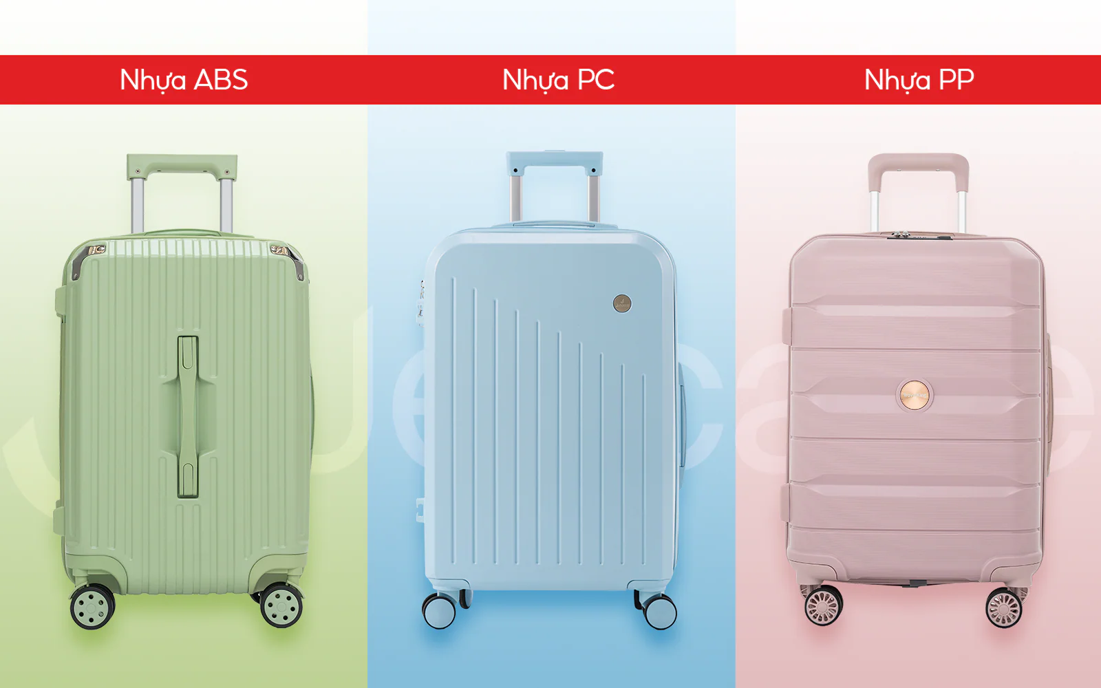 Các loại nhựa vali phổ biến nhất