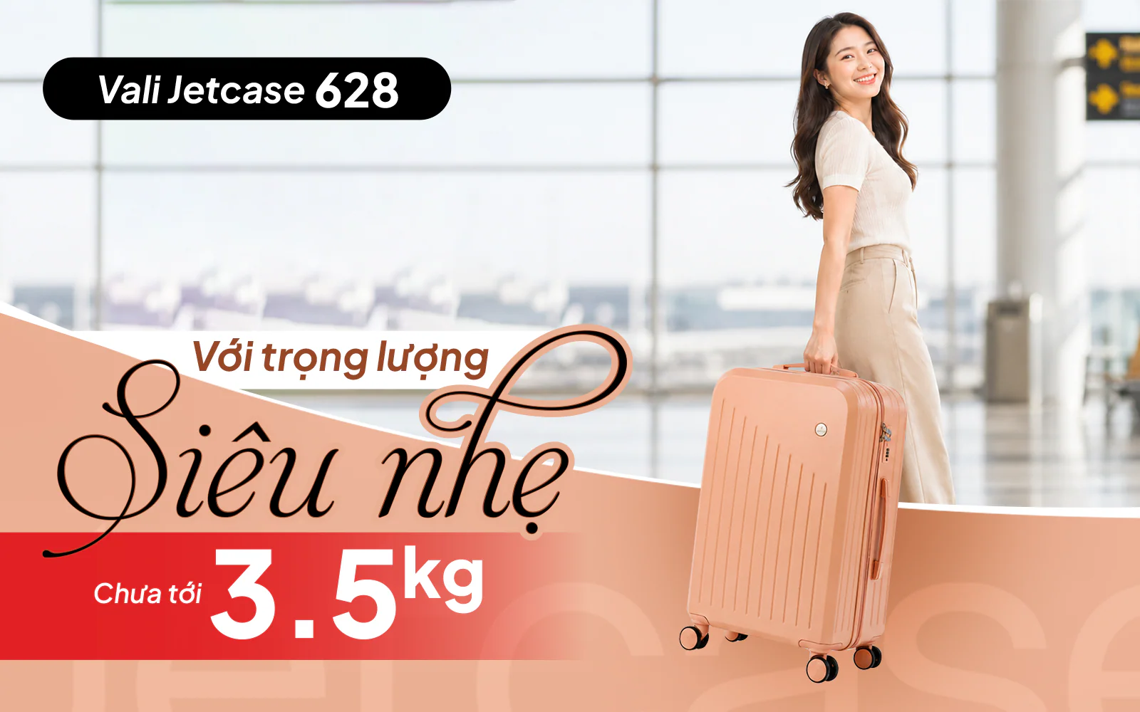 Lựa chọn vali có trọng lượng nhẹ sẽ giúp bạn tối ưu được đồ đạc mang theo
